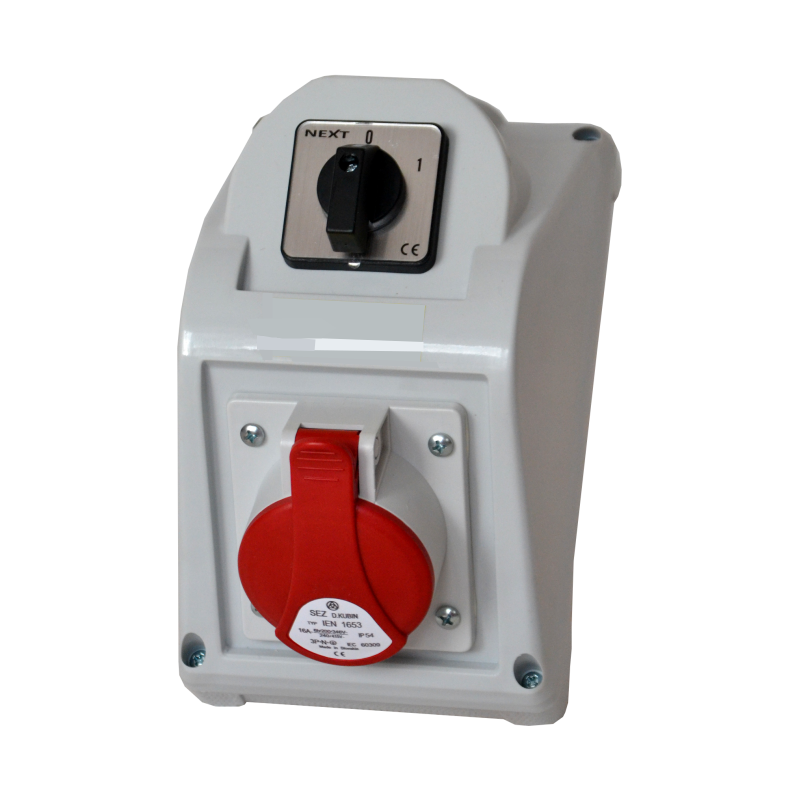 Gniazdo siłowe  16A rozdzielnia